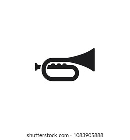 trumpet icon vector