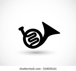 Trumpet icon vector