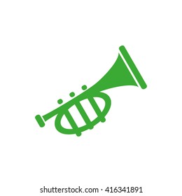 Trumpet icon vector.