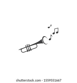 Trumpet icon vector illustration design