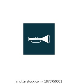 Trumpet icon vector ,illustration design template.