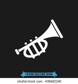 Trumpet icon vector illustration eps10