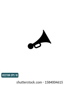 trumpet icon vector logo template design element