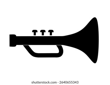 trumpet icon vector with trendy design