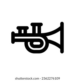 trumpet icon. vector icon for your website, mobile, presentation, and logo design.