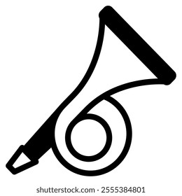 Trumpet icon for web, app, infographic, etc