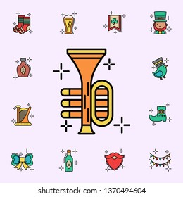 Trumpet, instrument icon. St.Patricks day icons universal set for web and mobile