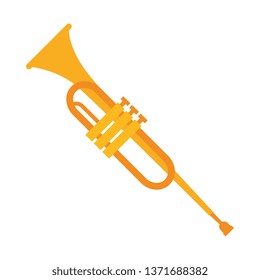 trumpet instrument music icon