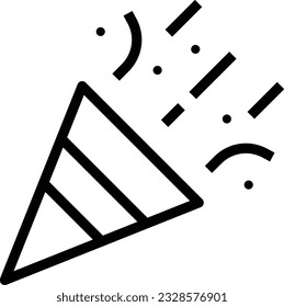 Icono de línea de trompeta - Icono único, vector