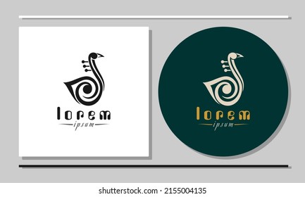 Trumpet Logo Design Like A Swan