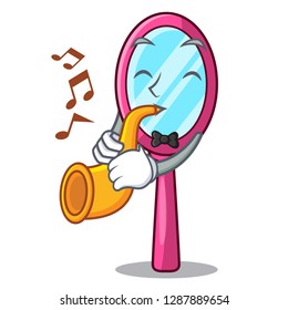 With trumpet mirror on the character dressing table