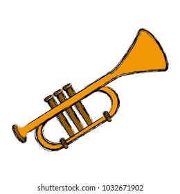 Trumpet music instrument