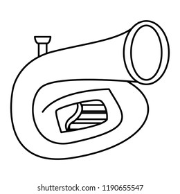 Trumpet music instrument