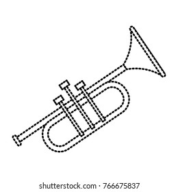 Trumpet music instrument