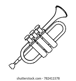 Trumpet music instrument