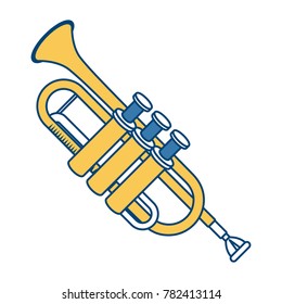 Trumpet music instrument