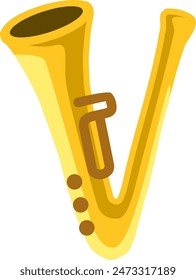 Trumpet Music Instrument Letter Alphabet 