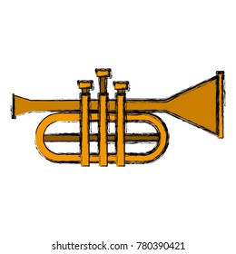 Trumpet music instrument symbol