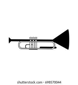 trumpet musical instrument icon image 