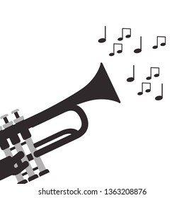 trumpet musical instrument pattern