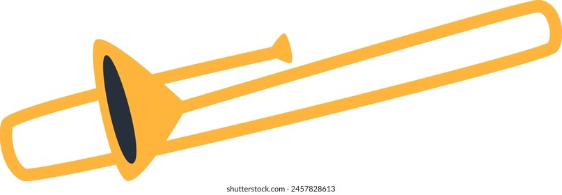 Trumpet Musical Instrument Vector Illustration