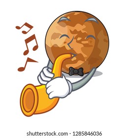 With trumpet planet mercury shape in the character