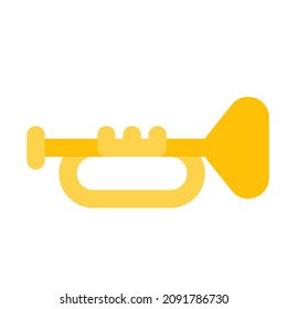 Trumpet played on a stage show concert
