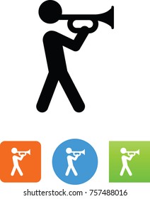 Trumpet Player Icon
