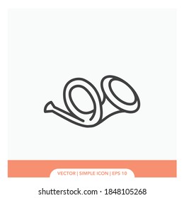 Trumpet Symbol Icon Vector Illustration