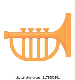 Trumpet toy icon cartoon vector. Shop store. Shelf game