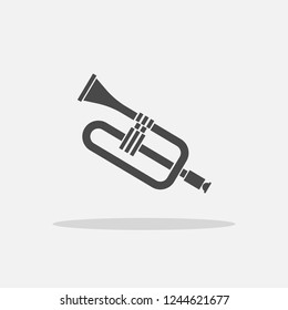 Trumpet vector icon