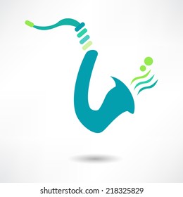 Trumpet, vector, icon