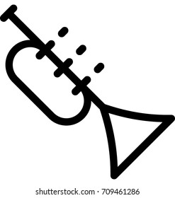 Trumpet Vector Icon
