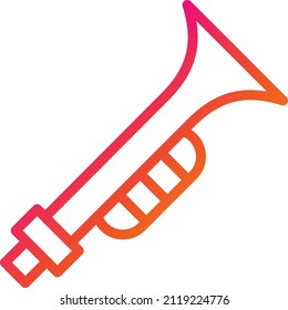 Trumpet Vector Icon Design Illustration