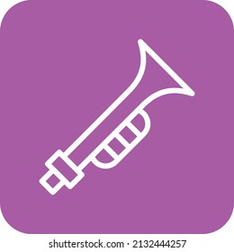 Trumpet Vector Icon Design Illustration