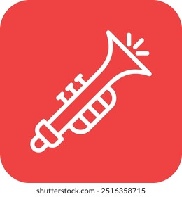Trumpet Vector Icon Design Illustration