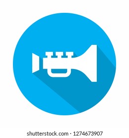 Trumpet vector icon illustration