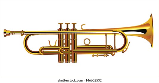 Trumpet vector illustration