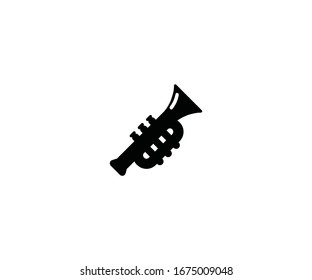 Trumpet vector isolated icon illustration. Trumpet icon