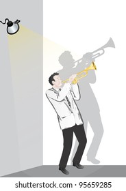 The trumpeter