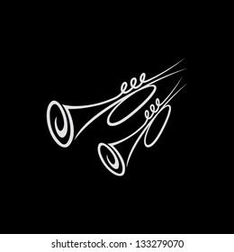 Trumpets - vector illustration