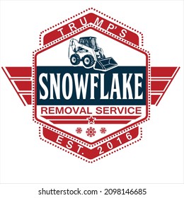 trumps snowflake removal service t shirt design