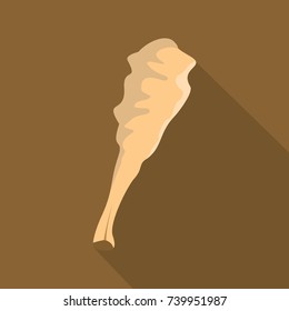 Truncheon icon. Flat illustration of truncheon vector icon for web