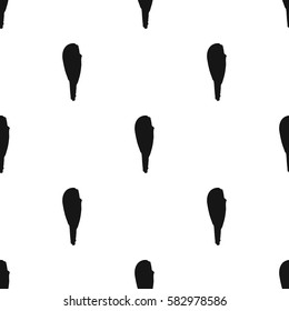 Truncheon of stone age icon in black style isolated on white background. Stone age pattern stock vector illustration.