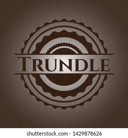 Trundle wooden signboards. Vector Illustration.