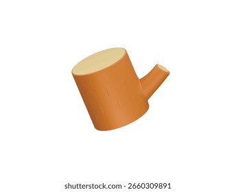  ícone de tronco renderização de ilustração 3d