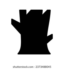 Trunk icon with white background vector stock illustration