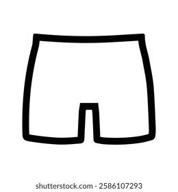 Trunk Panties Icon. Men's Underwear Vector Illustration. underpants.