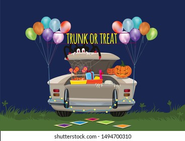 trunk or treat Halloween night events