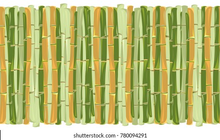 trunks of bamboo. seamless pattern